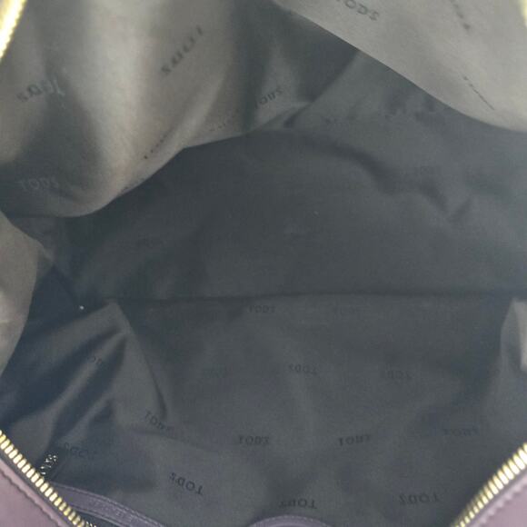 Tod's D-styling Handbag Leather Purple Lavender Large - Picture 9 of 12